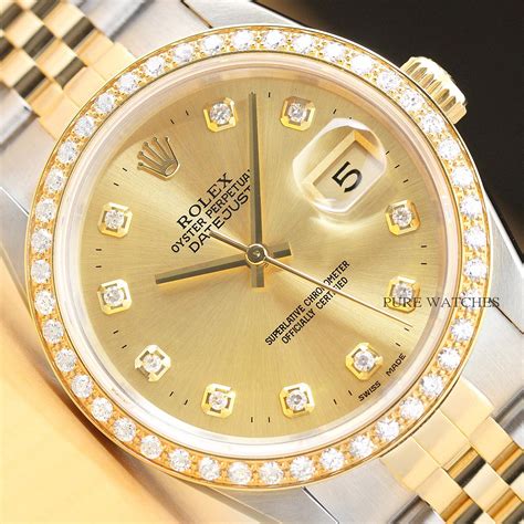 mens diamond rolex watch for sale|Rolex diamond bezel price.